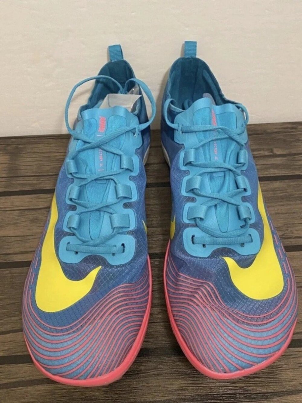 Nike Zoom Victory Lakeside Blue Track Spikes Run Shoes Men's Sz 11 AJ0847-402 - Picture 2 of 5
